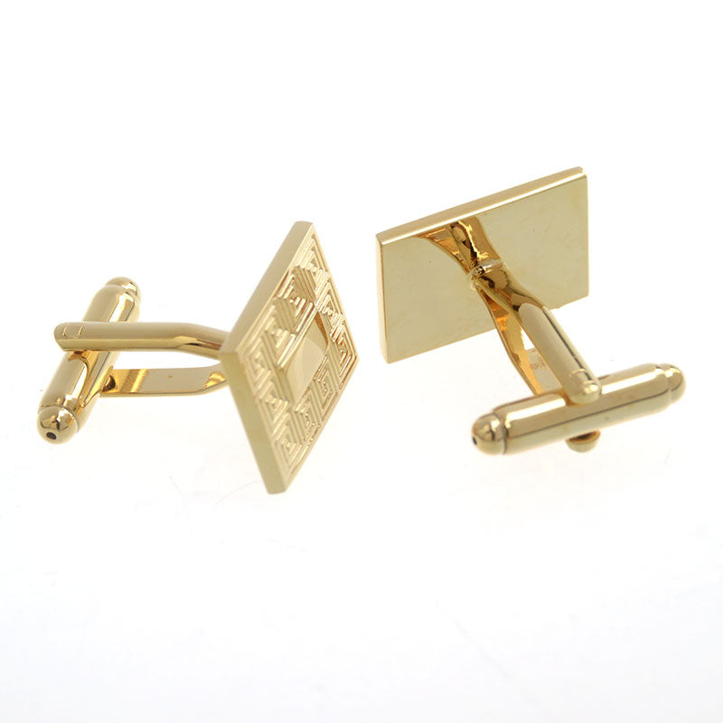 Plain Colour Metal Cufflinks