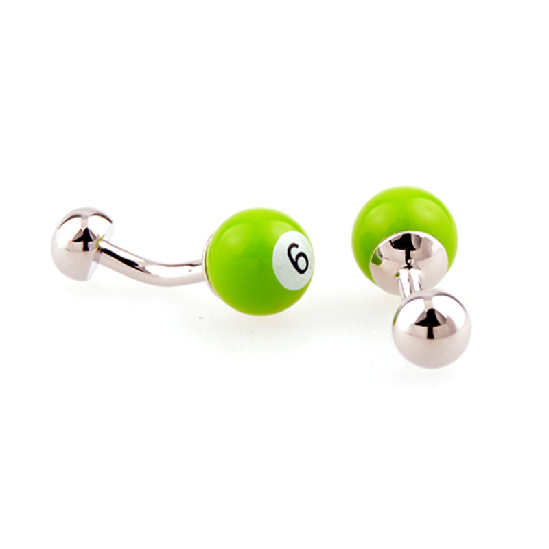 Sports Technology Grease Baking Paint Cufflinks