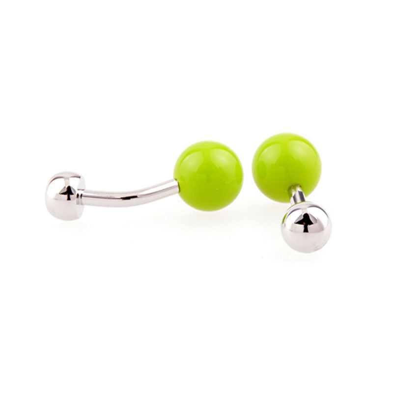 Sports Technology Grease Baking Paint Cufflinks
