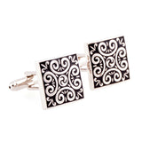 Enamel Dropping Glue Cufflinks