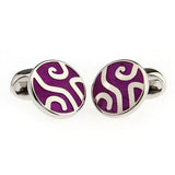 Enamel Dropping Glue Cufflinks