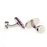 Enamel Dropping Glue Cufflinks
