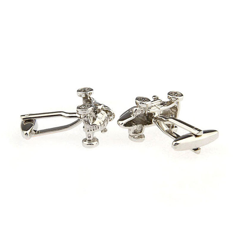 Car Logo Traffic Plain Colour Metal Cufflinks