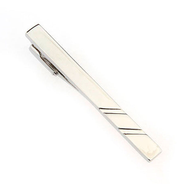 Plain Colour Metal Tie Bars