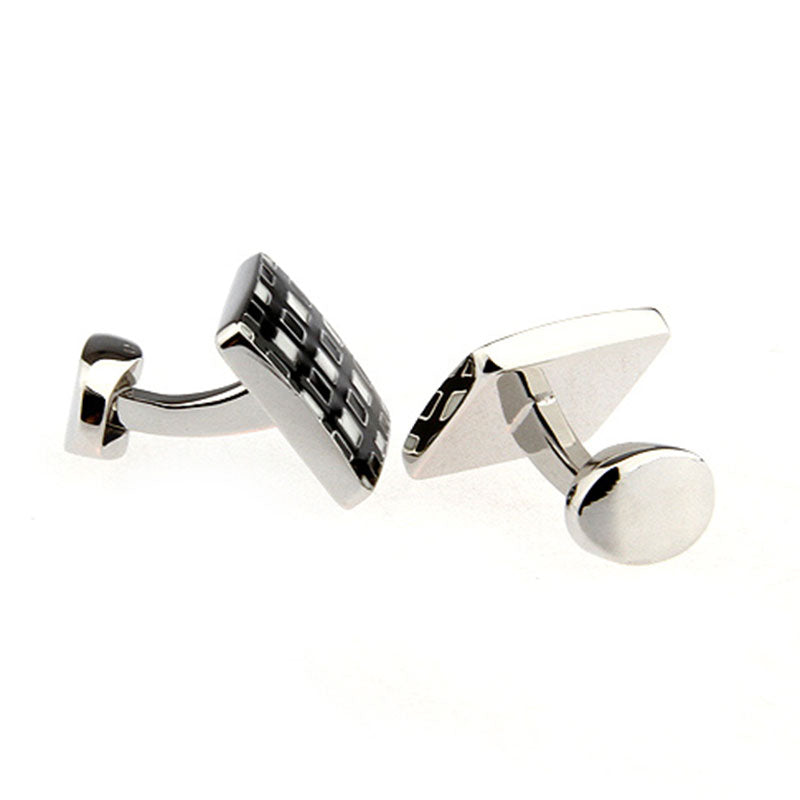 Enamel Dropping Glue Cufflinks