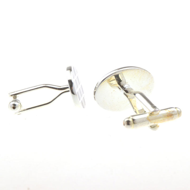 Enamel Dropping Glue Cufflinks