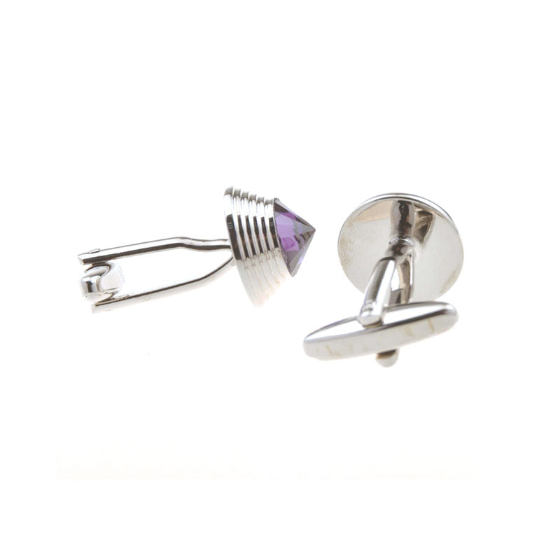 Crystal Zircon Cufflinks