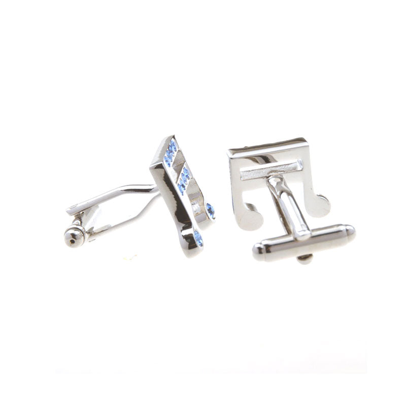 National Flag Music Crystal Zircon Cufflinks