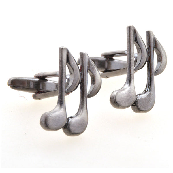 National Flag Music Plain Colour Metal Cufflinks
