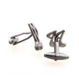 National Flag Music Plain Colour Metal Cufflinks