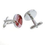 Enamel Dropping Glue Cufflinks