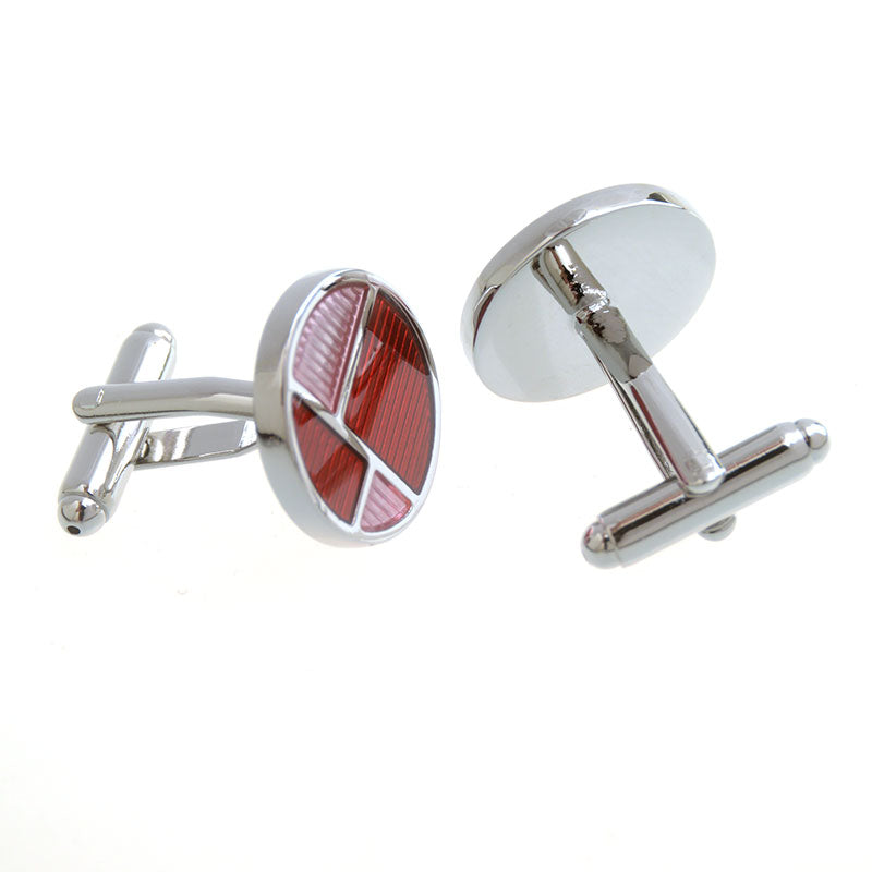 Enamel Dropping Glue Cufflinks