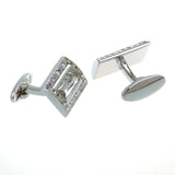 Crystal Zircon Cufflinks