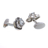 Crystal Zircon Cufflinks