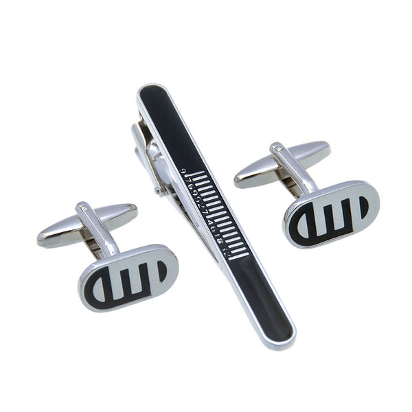 Military Tools Enamel Dropping Glue Cufflinks And Collar Set