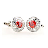 Crystal Zircon Cufflinks