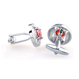 Crystal Zircon Cufflinks