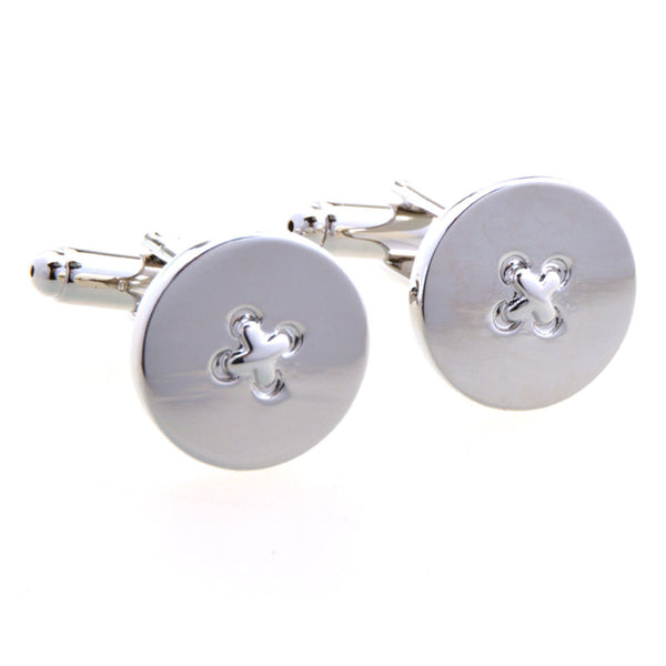 Plain Colour Metal Cufflinks