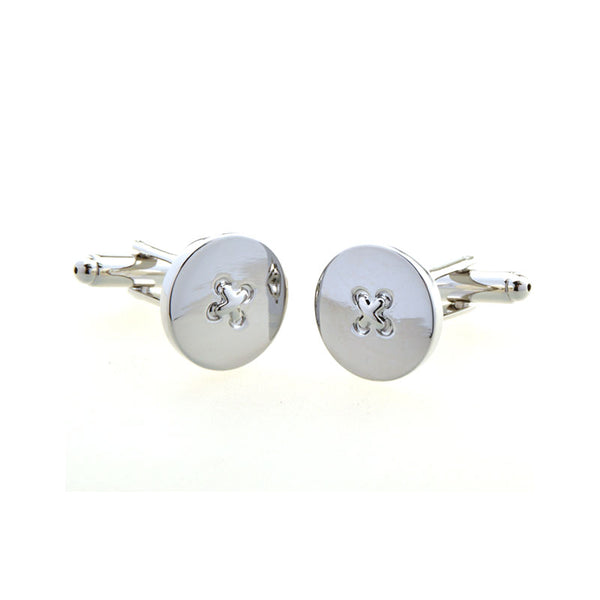Plain Colour Metal Cufflinks
