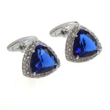 Crystal Zircon Cufflinks