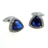 Crystal Zircon Cufflinks