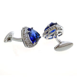 Crystal Zircon Cufflinks