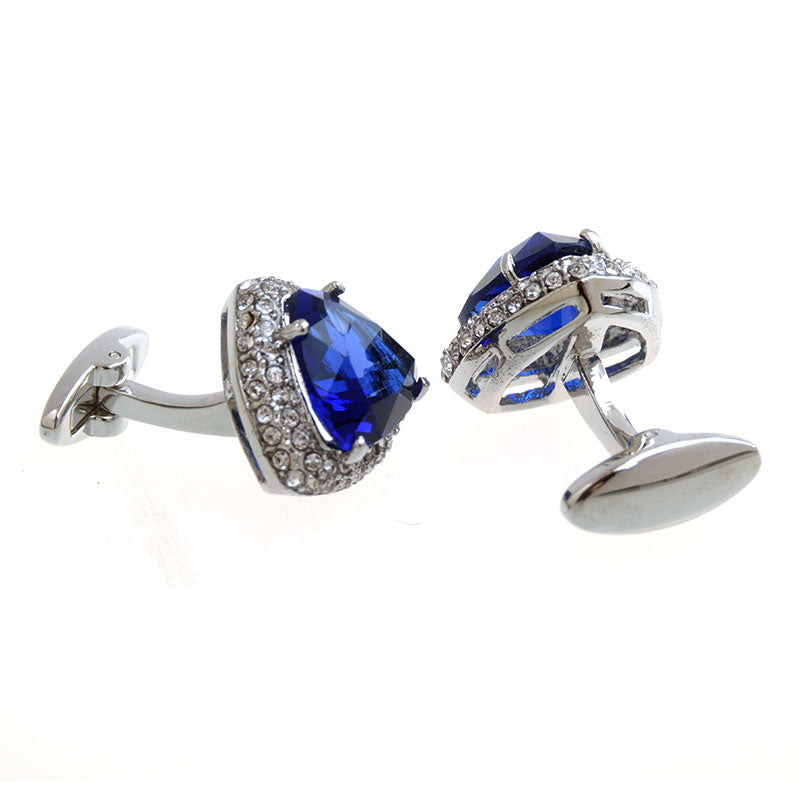 Crystal Zircon Cufflinks