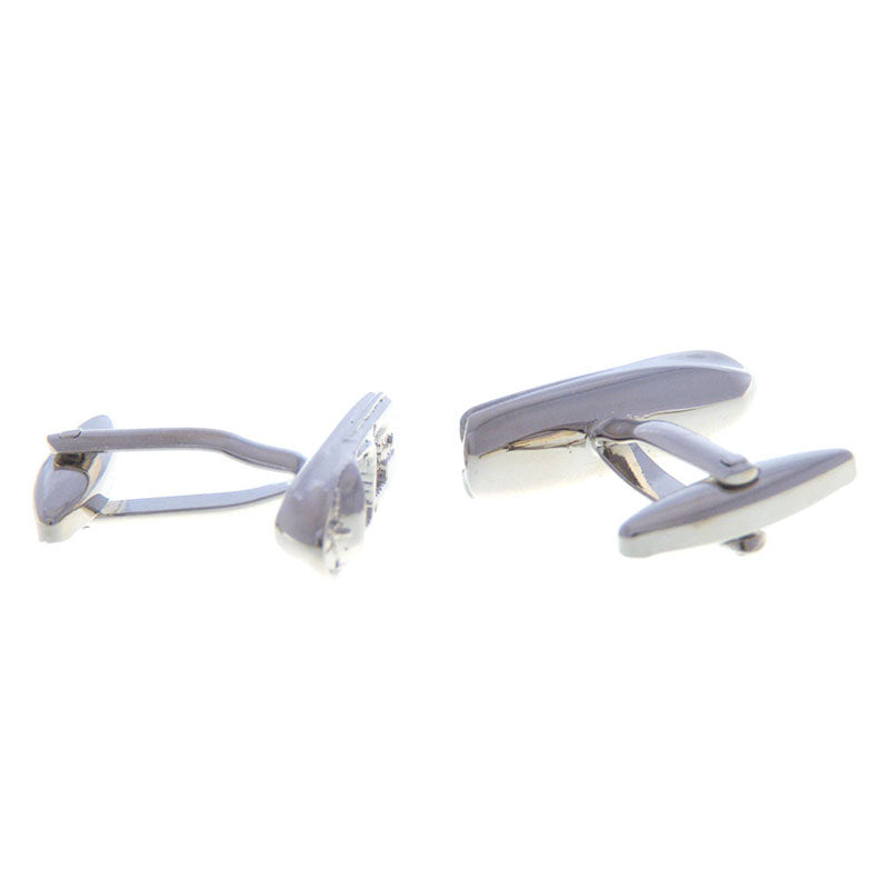Car Logo Traffic Plain Colour Metal Cufflinks