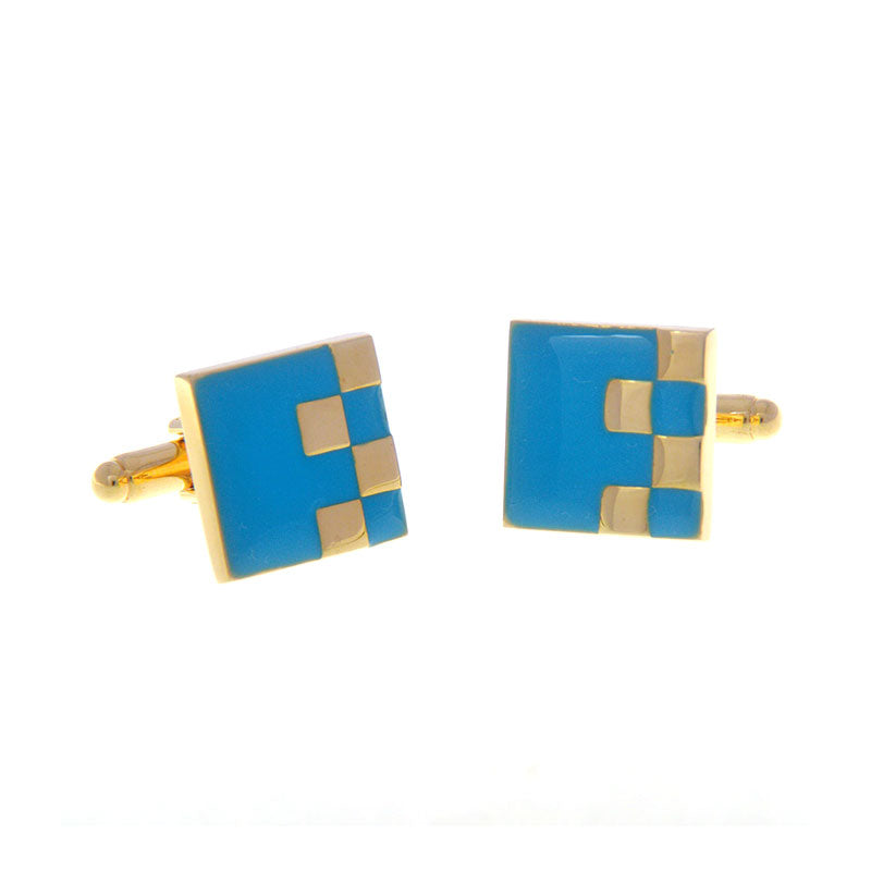 Enamel Dropping Glue Cufflinks