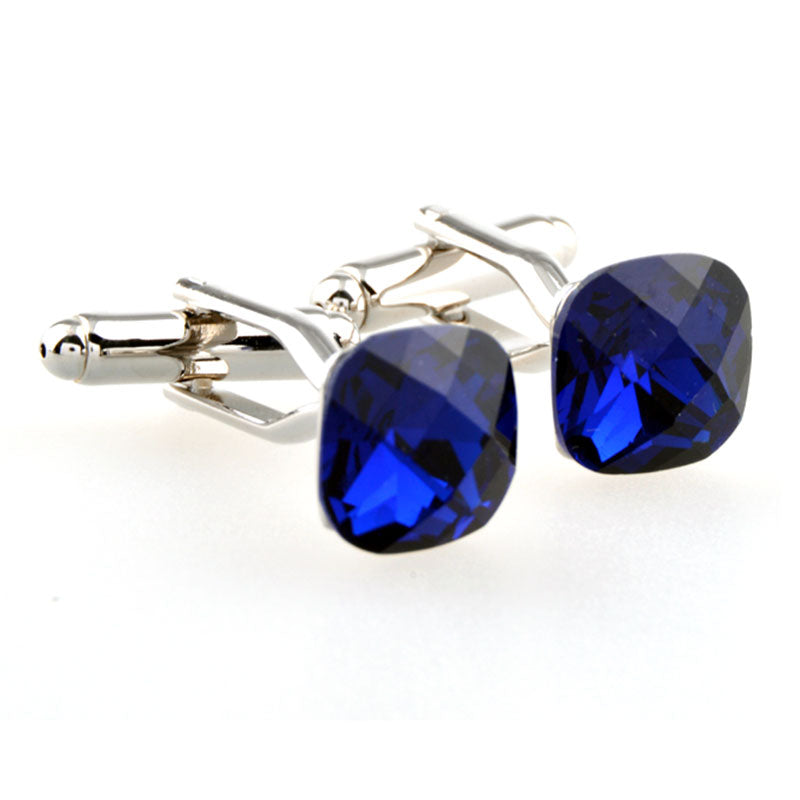 Crystal Zircon Cufflinks