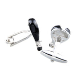 Cartoon Anime Enamel Dropping Glue Cufflinks