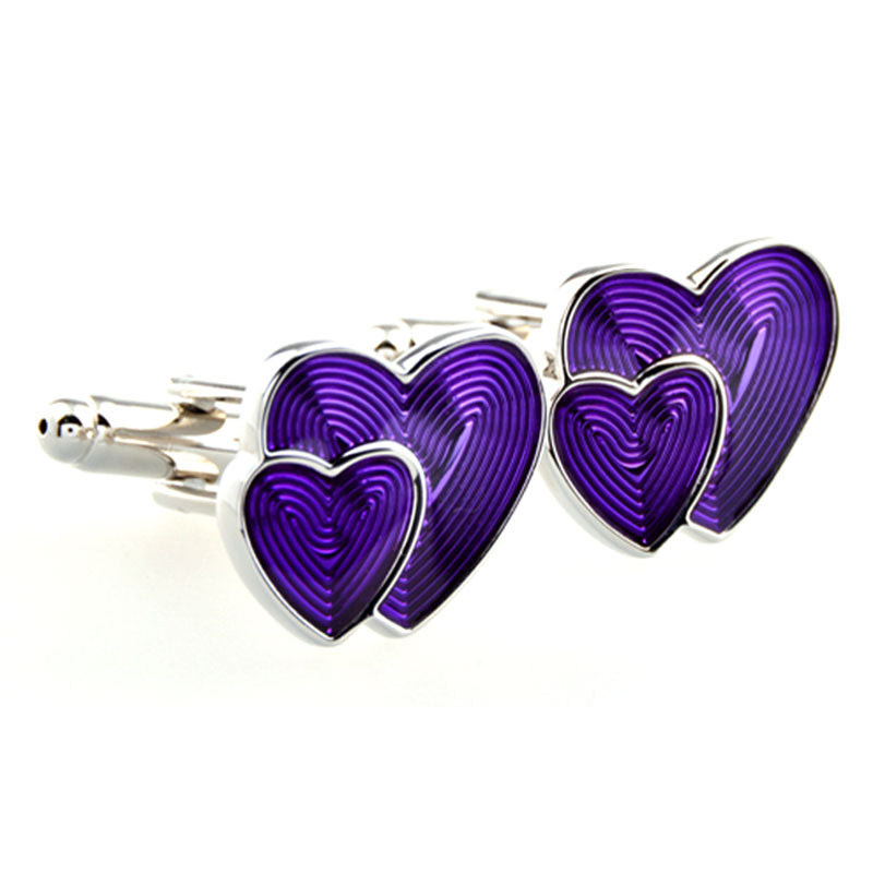 Enamel Dropping Glue Cufflinks