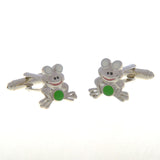Animals Plants Enamel Dropping Glue Cufflinks