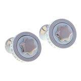 Enamel Dropping Glue Cufflinks