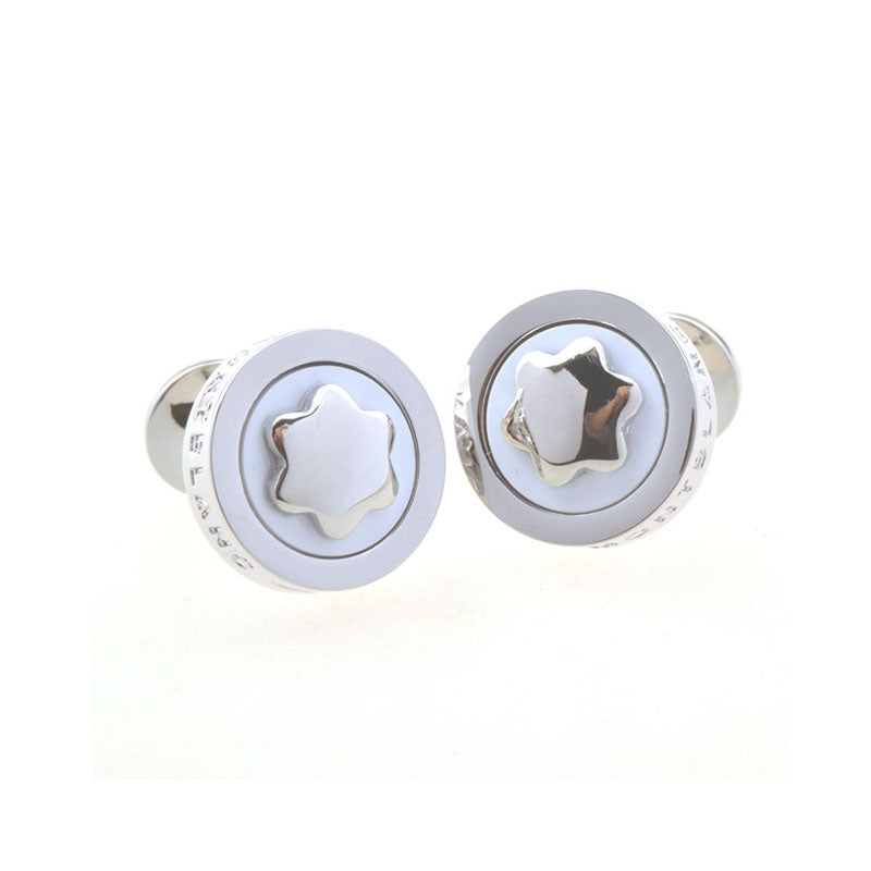 Enamel Dropping Glue Cufflinks
