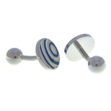 Enamel Dropping Glue Cufflinks