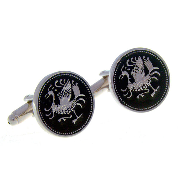 Animals Plants Enamel Dropping Glue Cufflinks