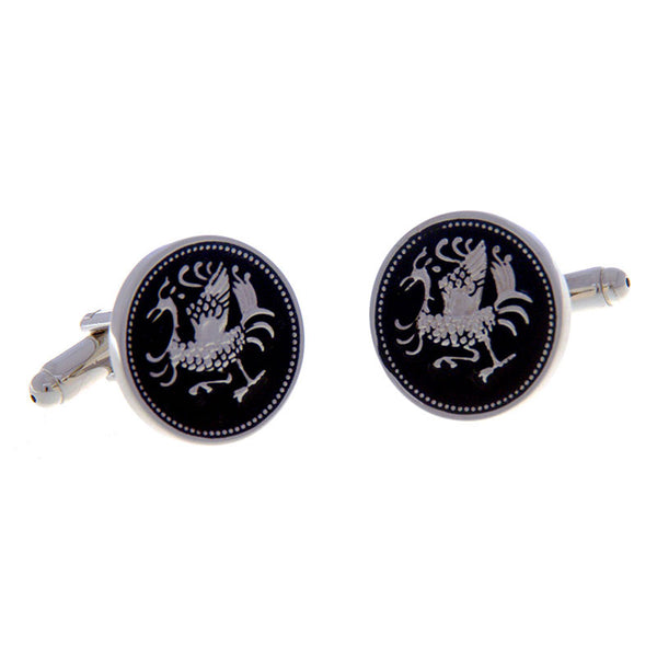 Animals Plants Enamel Dropping Glue Cufflinks