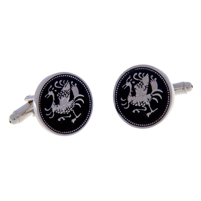 Animals Plants Enamel Dropping Glue Cufflinks
