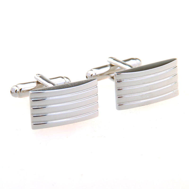 Plain Colour Metal Cufflinks