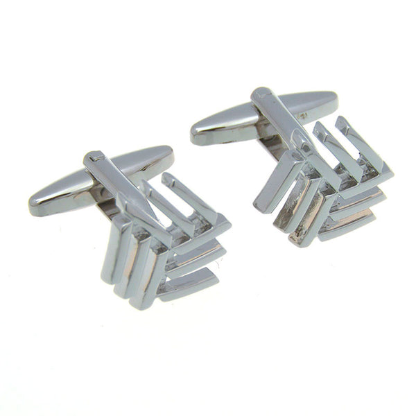 Plain Colour Metal Cufflinks