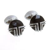 Crystal Zircon Cufflinks