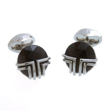 Crystal Zircon Cufflinks