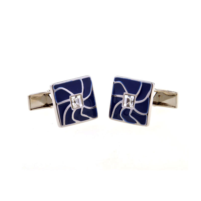 Crystal Zircon Cufflinks