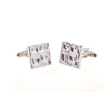 Plain Colour Metal Cufflinks