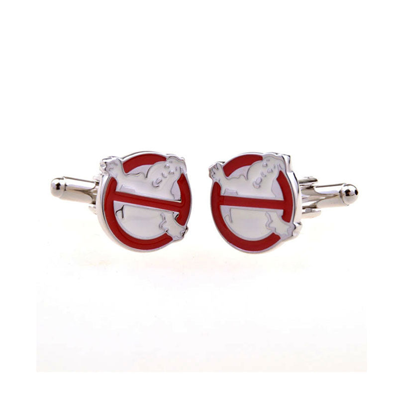 Cartoon Anime Enamel Dropping Glue Cufflinks