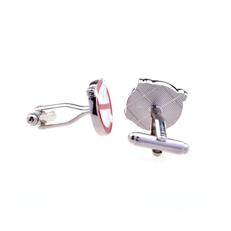 Cartoon Anime Enamel Dropping Glue Cufflinks