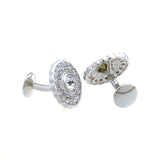 Crystal Zircon Cufflinks