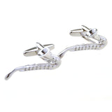 Interesting Skull Plain Colour Metal Cufflinks