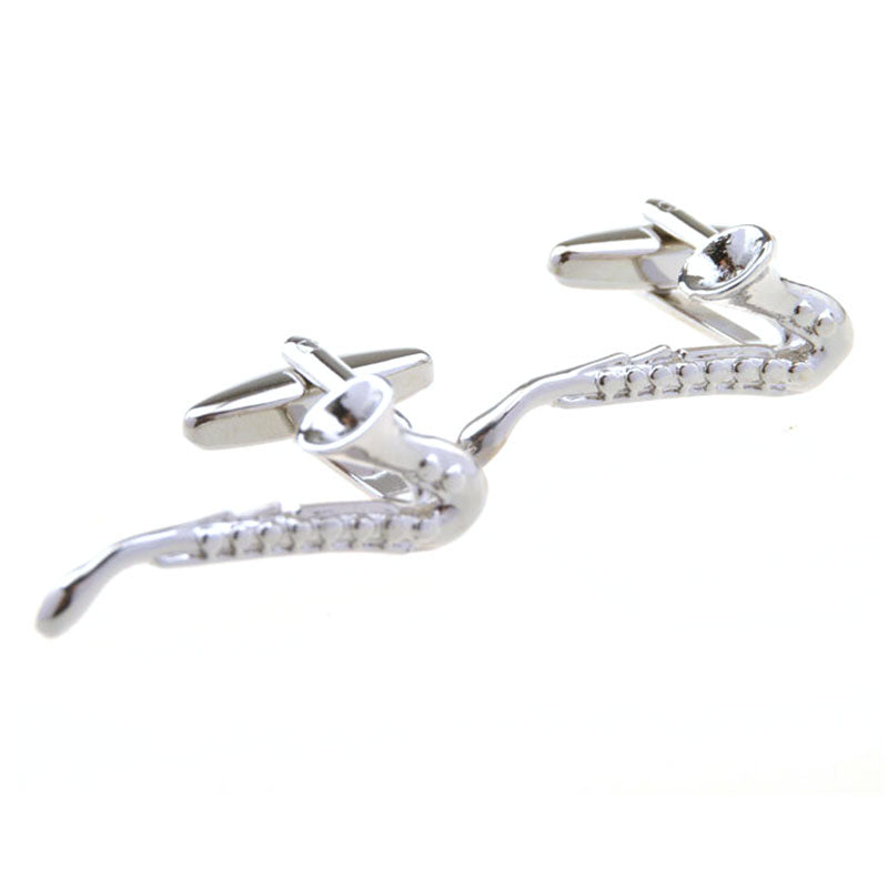 Interesting Skull Plain Colour Metal Cufflinks